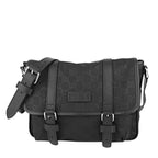 Gucci GG Guccissima Messenger Bag – Black