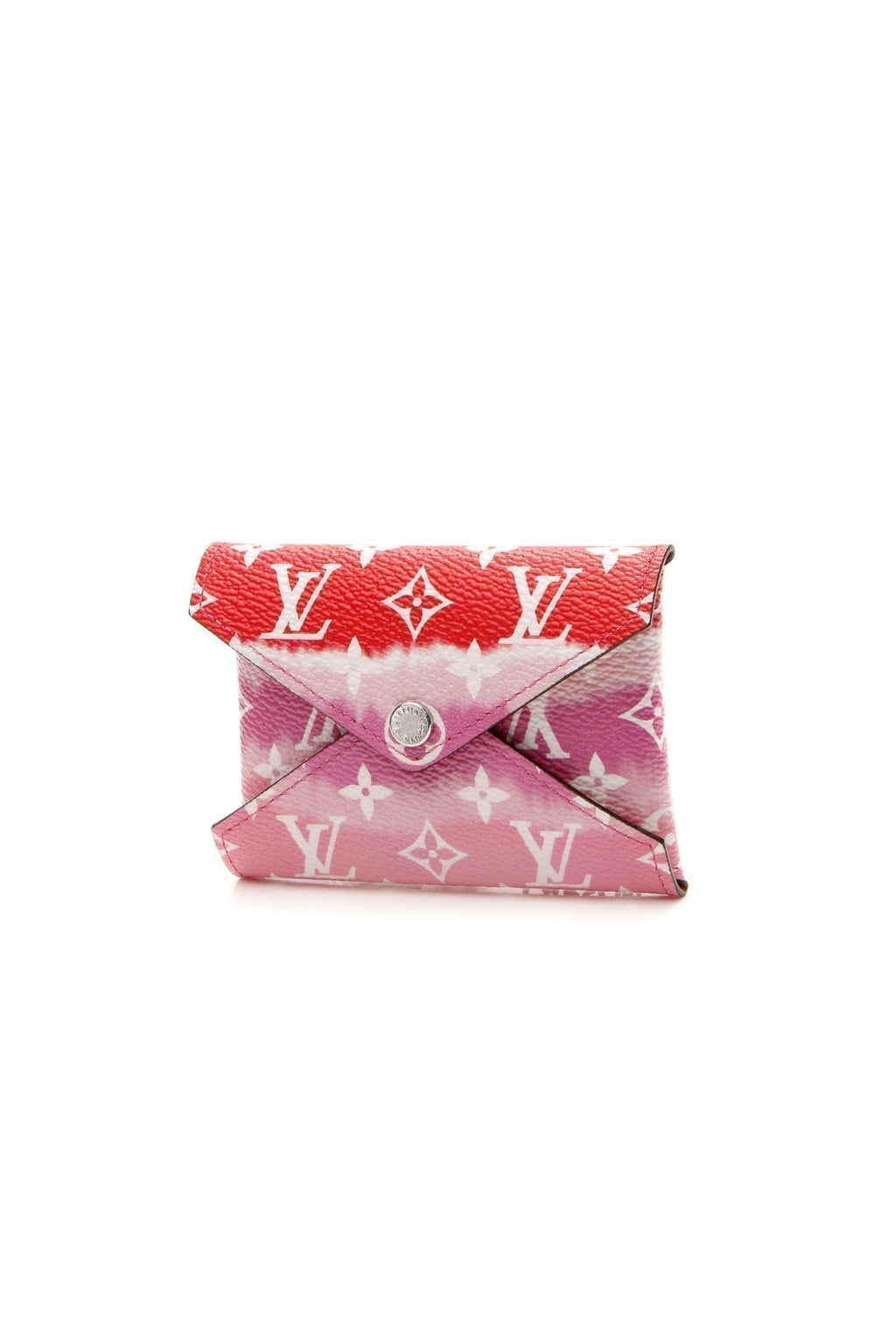 The Louis Vuitton Escale Kirigami pochette displayed on a surface