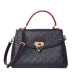 Front view of the Louis Vuitton Georges MM bag