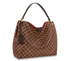 Front view of the Louis Vuitton Graceful MM in Monogram canvas