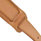 A close-up of the Monogram canvas pattern