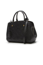 A detailed view of the side gussets, showing the bag's structure