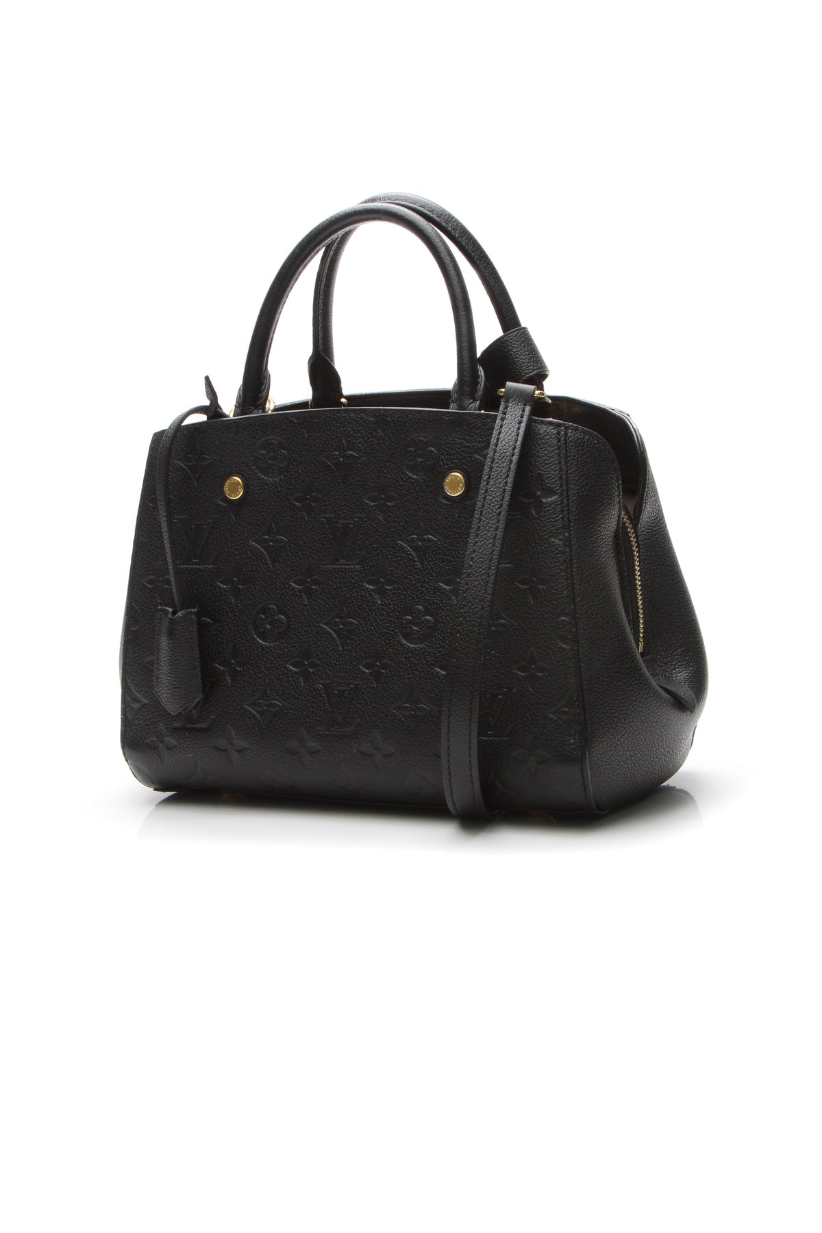 A detailed view of the side gussets, showing the bag's structure