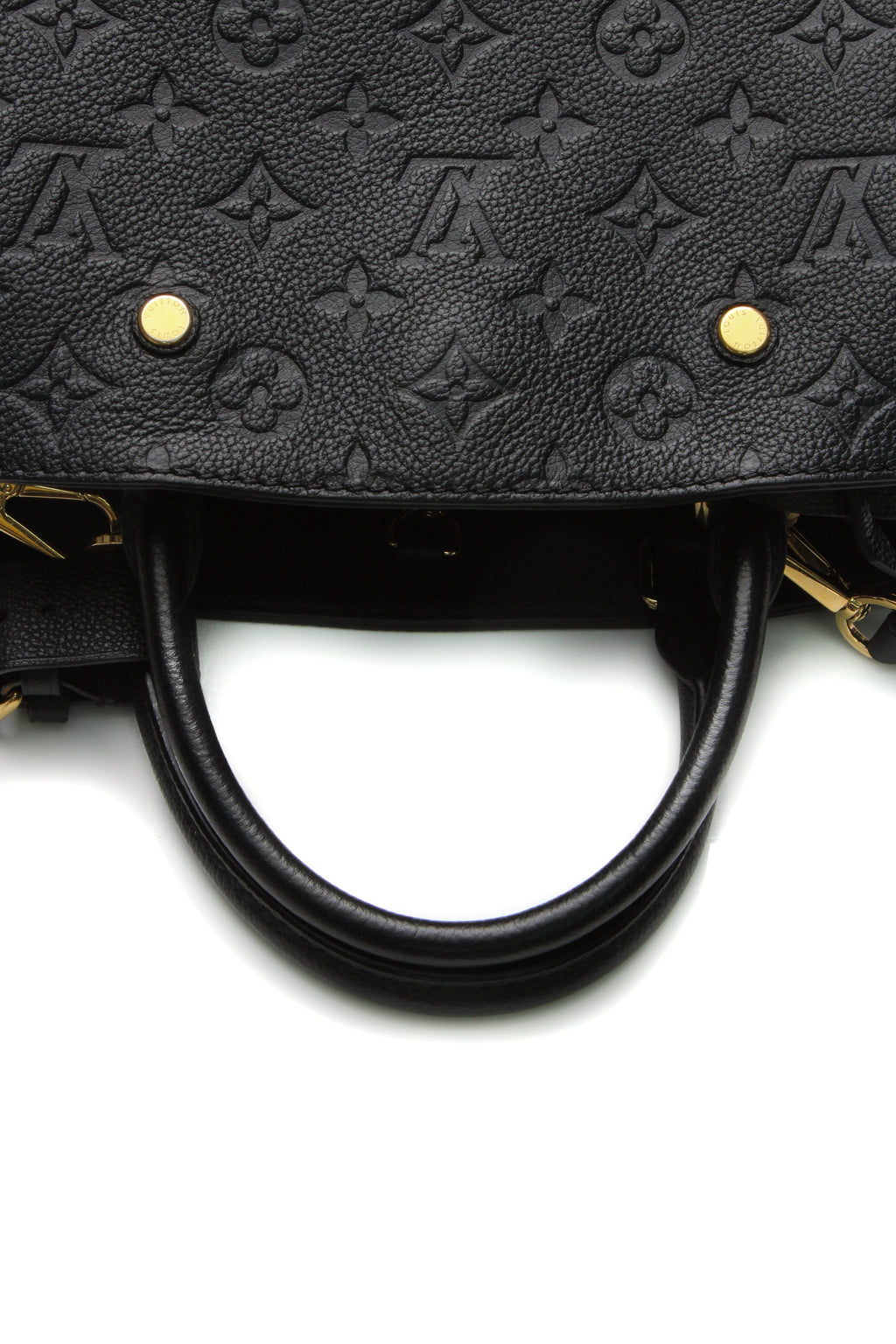 The bag being carried on the forearm