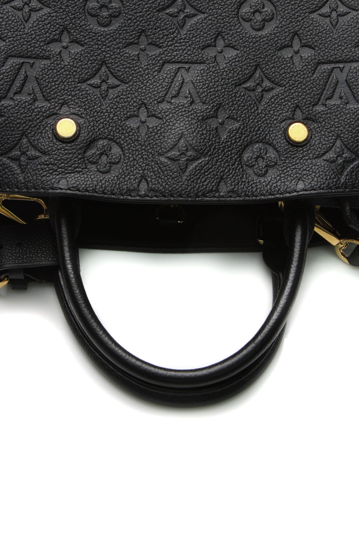 The bag being carried on the forearm