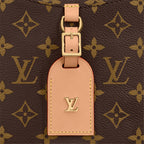 The base of the bag, highlighting the protective metal studs