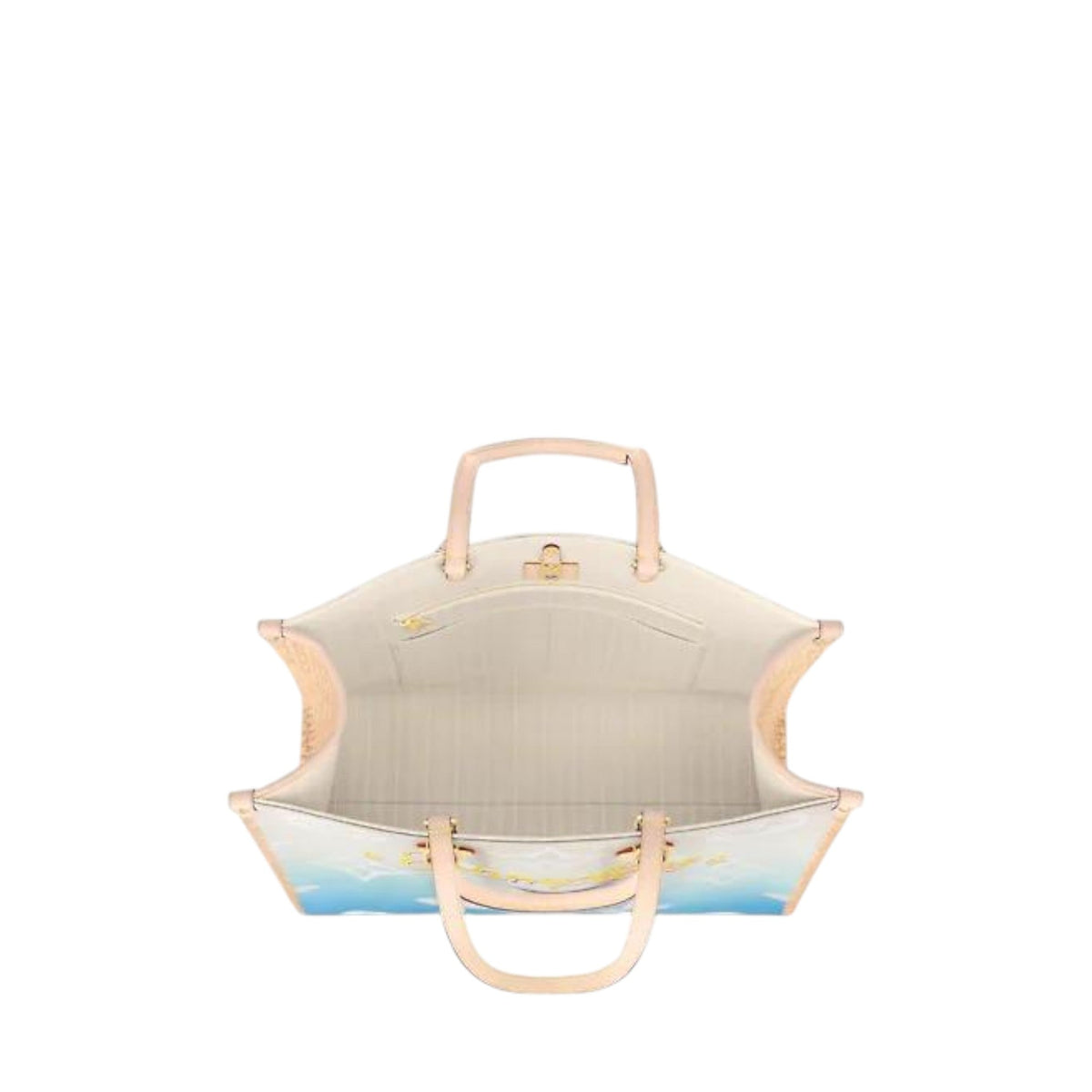 Louis Vuitton OnTheGo GM Beige/Blue