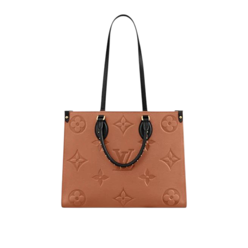 Louis Vuitton Onthego MM Wild at Heart Caramel and Black