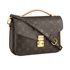 A low-angle view of the Pochette Metis handbag