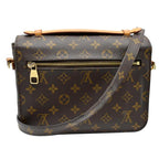 A detailed shot of the Monogram canvas texture