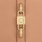 A detailed shot of the gold-color chunky chain