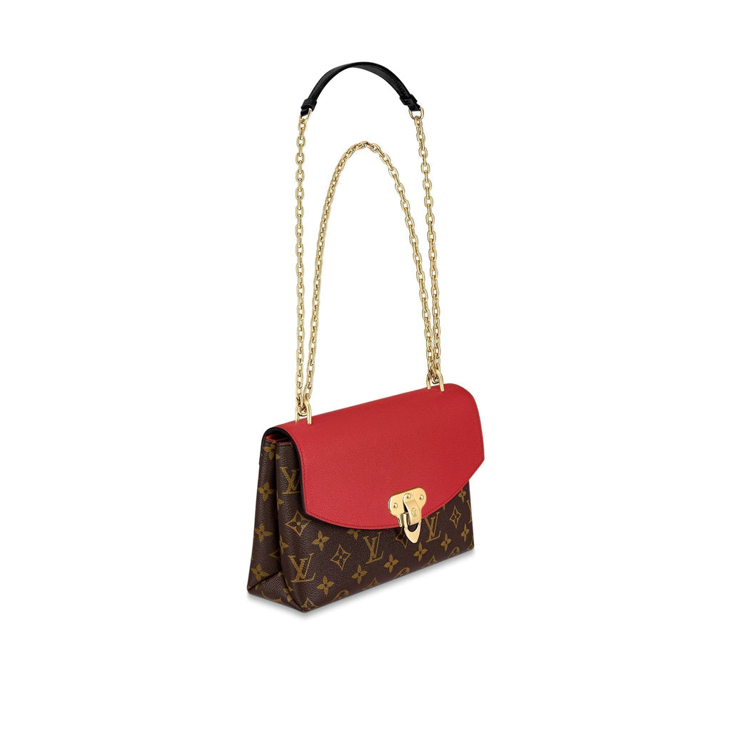 The bag displayed on a surface, with a clear front view