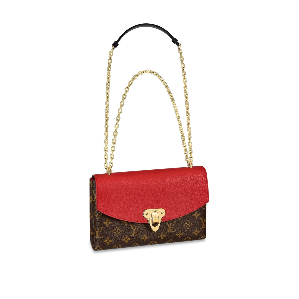 The bag being worn over the shoulder, highlighting its carry style