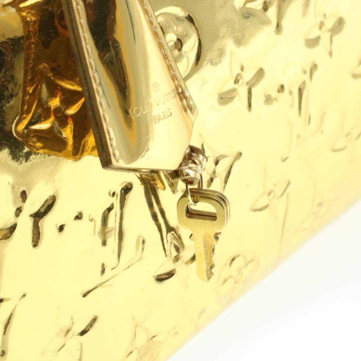 A detailed shot of the zipper and padlock