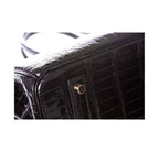 Hermes Birkin 35 Noir Porosus Crocodile Gold Hardware