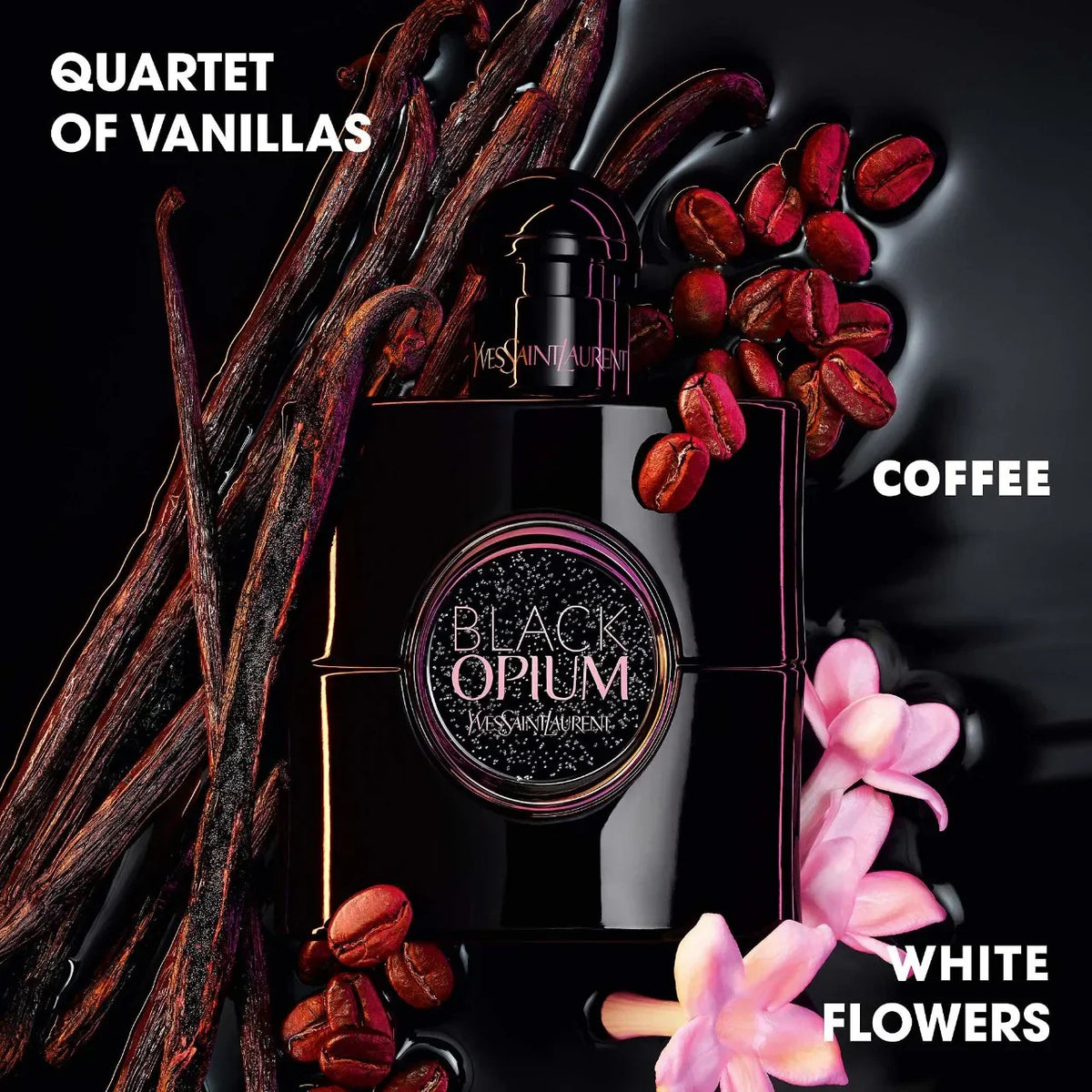 YSL Black Opium Le Parfum - Intense Vanilla & Coffee 100ml/3.4oz