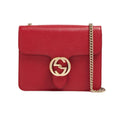 Gucci Interlocking G Small Dollar Shoulder Bag – Red