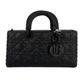 Dior Lady D-Joy Micro Diamond Cannage Calfskin Bag - Black