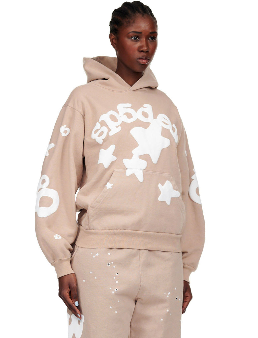 Sp5der Beluga Hoodie - Sand