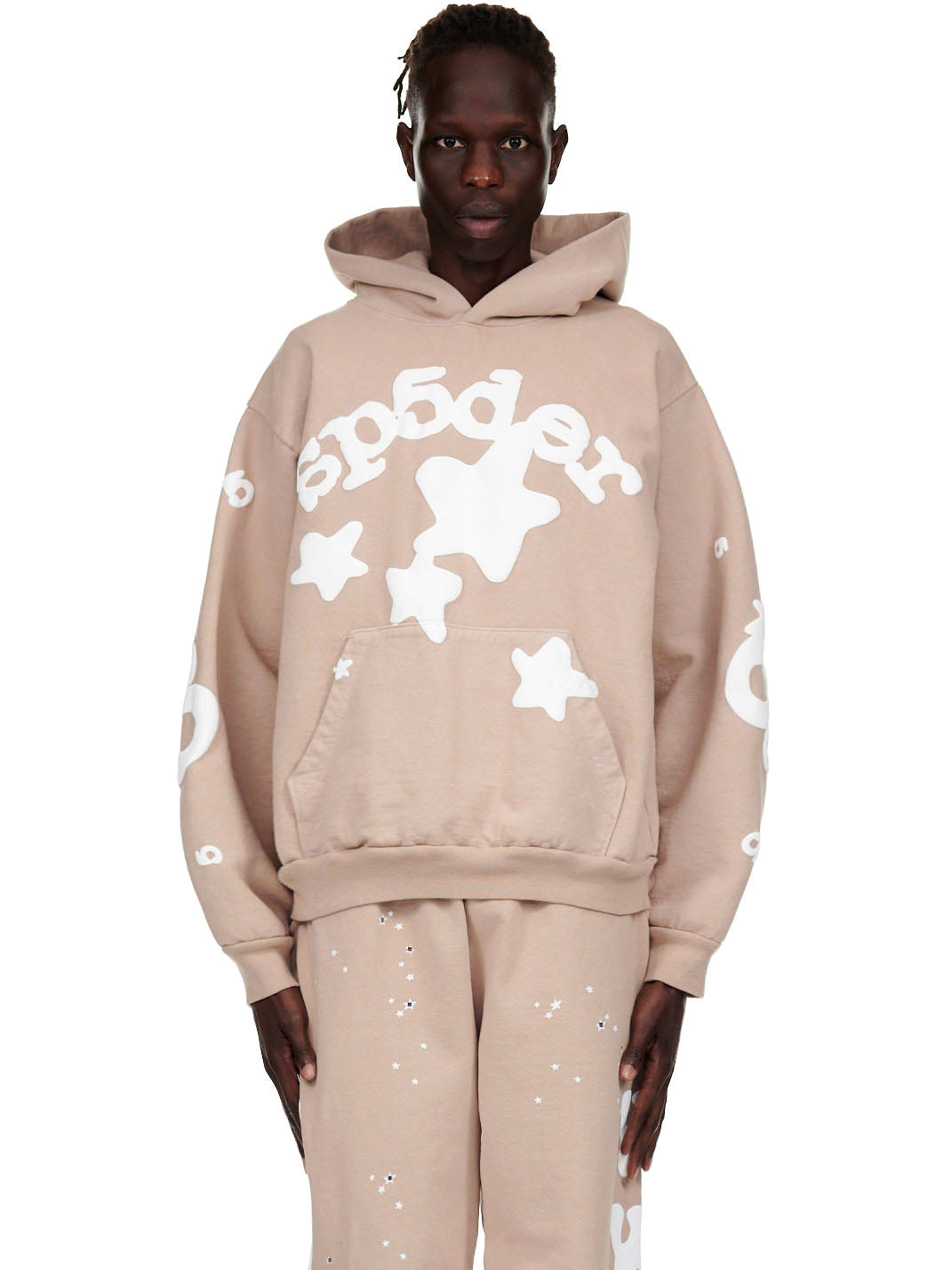 Sp5der Beluga Hoodie - Sand