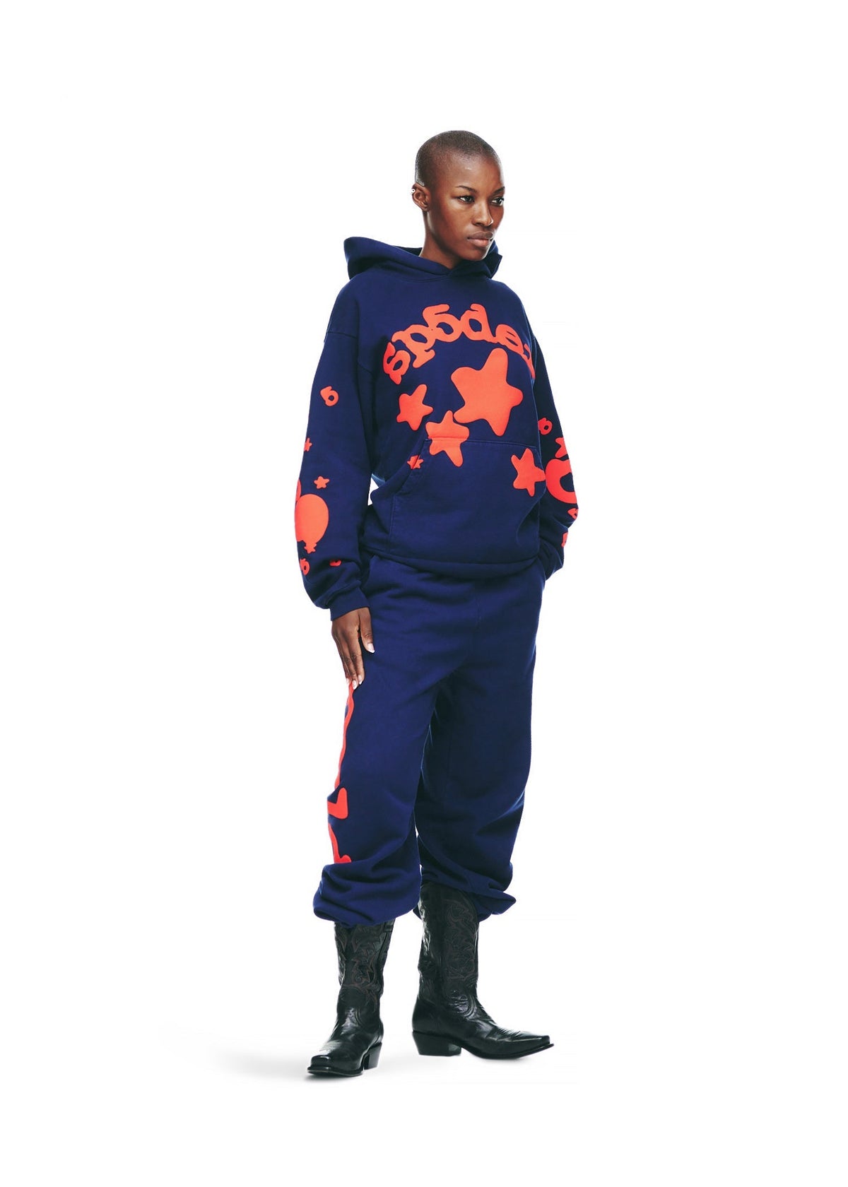 Sp5der Beluga Hoodie - Navy
