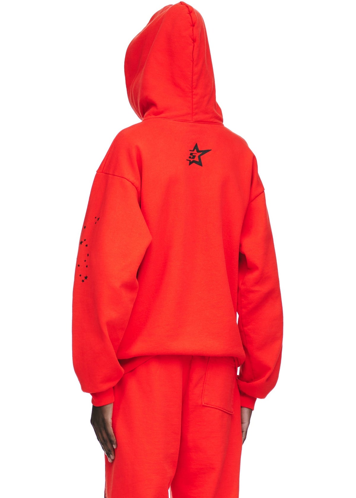 Sp5der Punk V2 Hoodie - Red