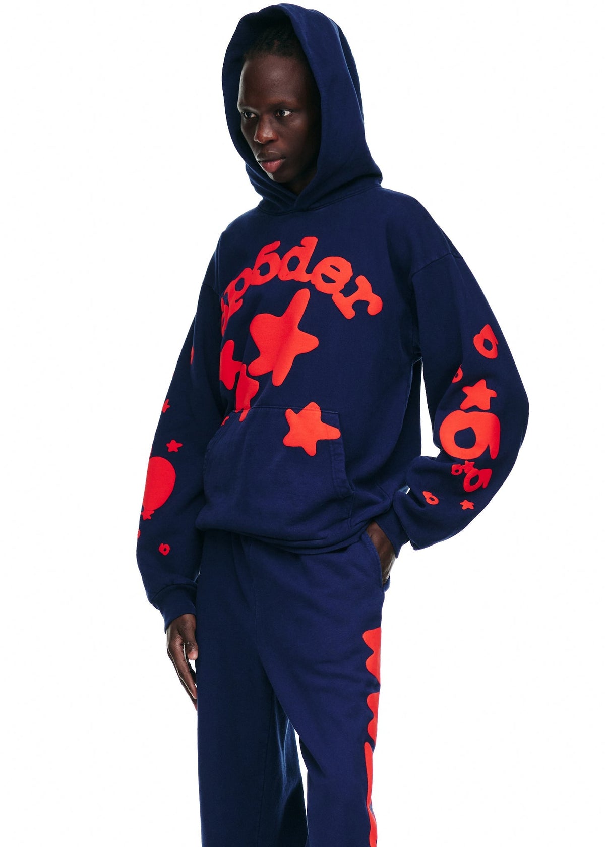 Sp5der Beluga Hoodie - Navy