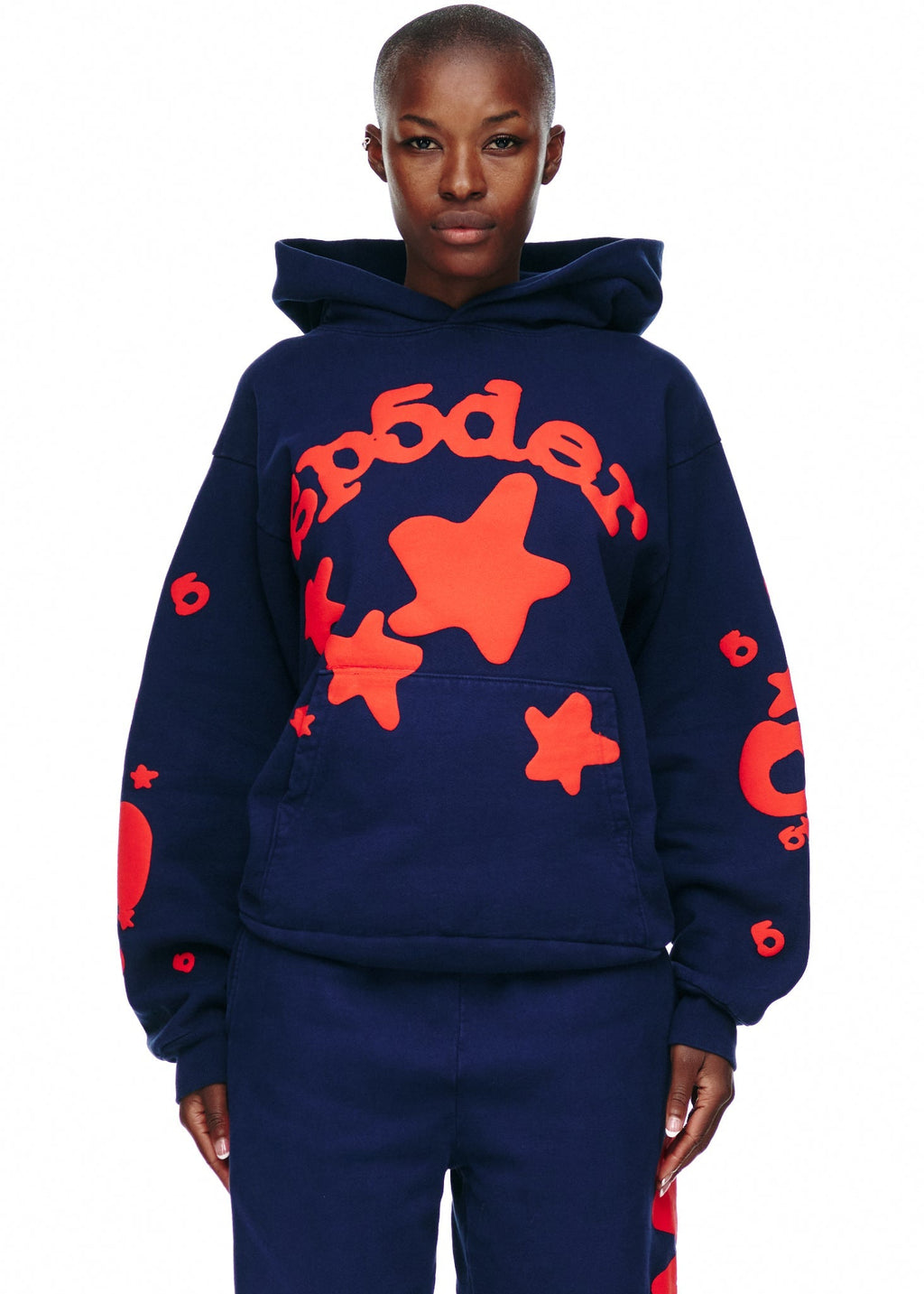 Sp5der Beluga Hoodie - Navy