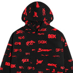 Sp5der Sex Aop Hoodie - Black