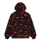 Sp5der Sex Aop Hoodie - Black