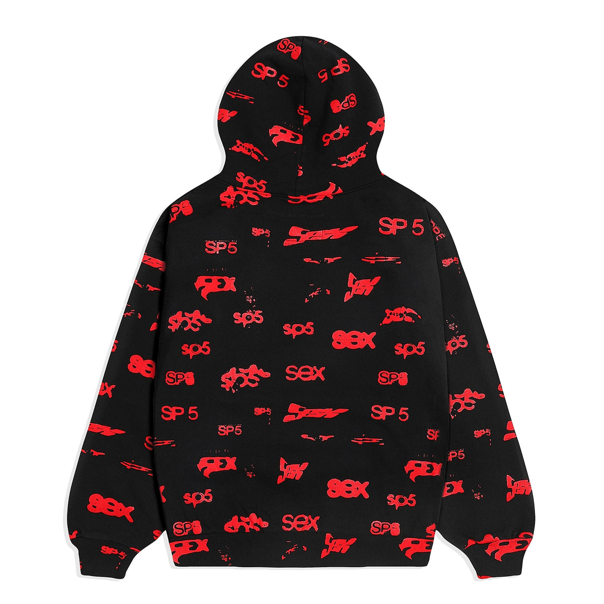 Sp5der Sex Aop Hoodie - Black