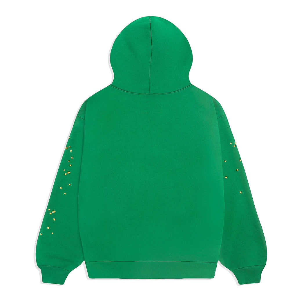 Sp5der Star Og Web V2 Hoodie - Bright Green