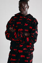 Sp5der Sex Aop Hoodie - Black