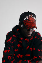 Sp5der Sex Aop Hoodie - Black