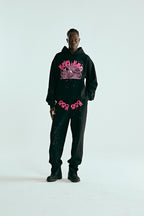 Sp5der Angel Number Hoodie - Black