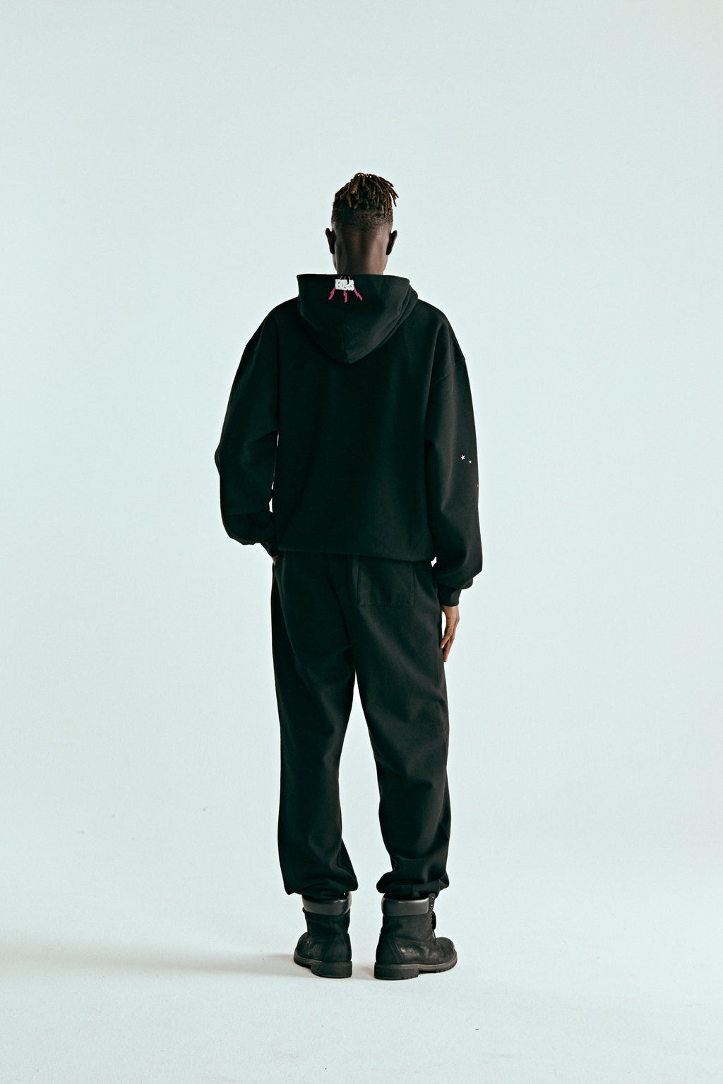 Sp5der Angel Number Hoodie - Black