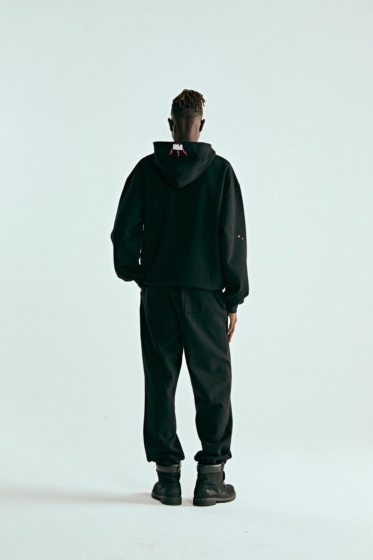 Sp5der Angel Number Hoodie - Black
