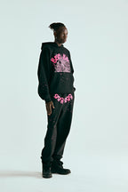 Sp5der Angel Number Hoodie - Black