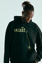 Sp5der Wait Hoodie - Black