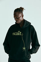 Sp5der Wait Hoodie - Black