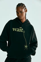Sp5der Wait Hoodie - Black
