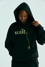 Sp5der Wait Hoodie - Black