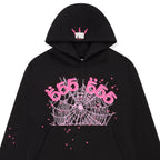 Sp5der Angel Number Hoodie - Black