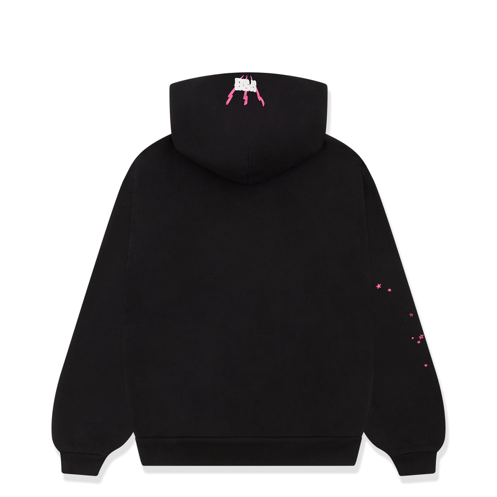 Sp5der Angel Number Hoodie - Black
