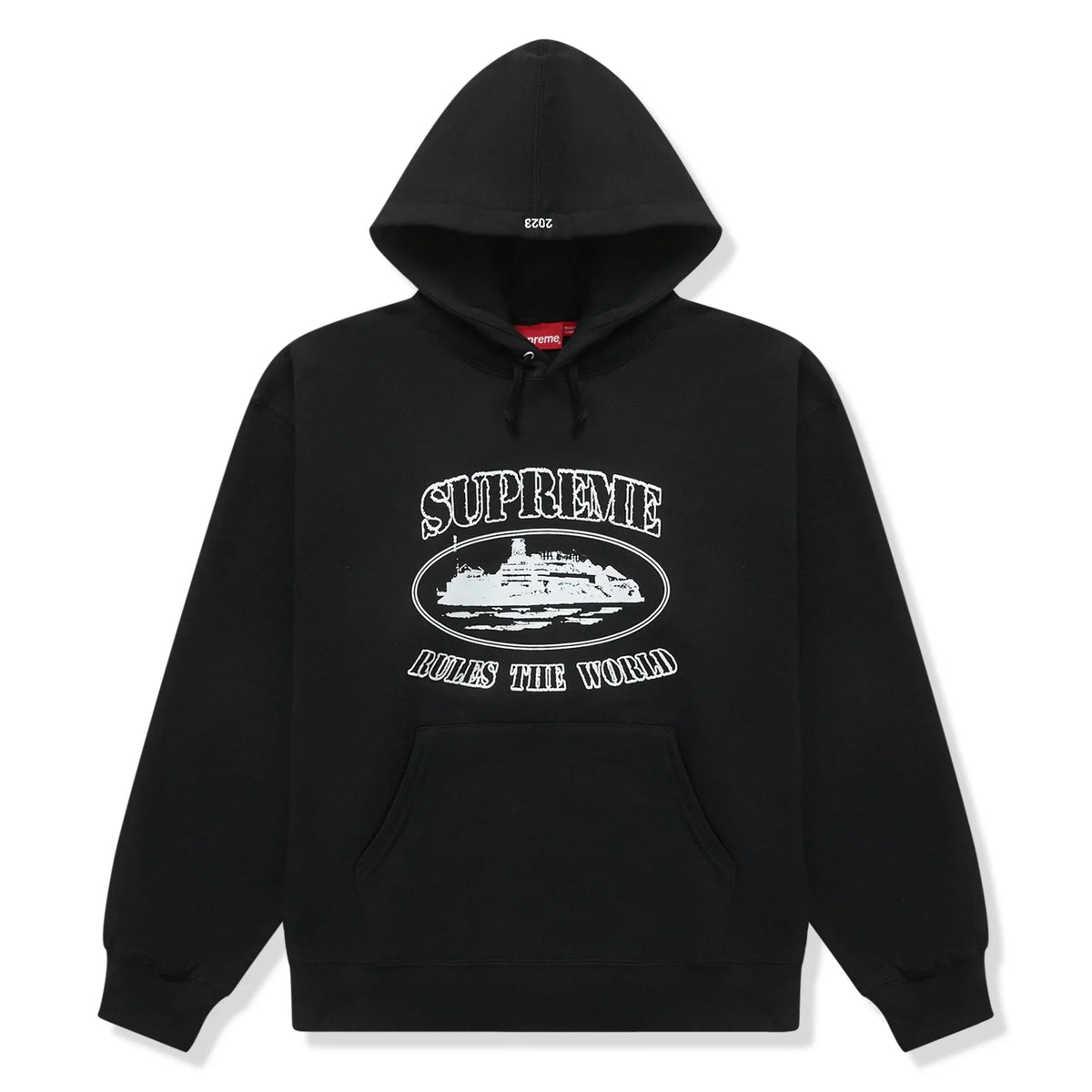 Supreme x Corteiz Rule The World Hoodie - Black