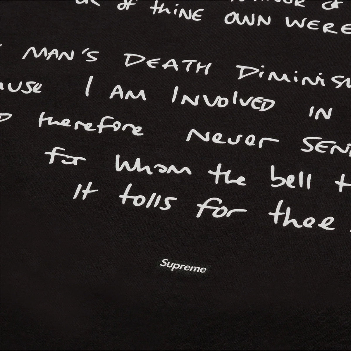 Supreme x Corteiz Rules The World T Shirt - Black