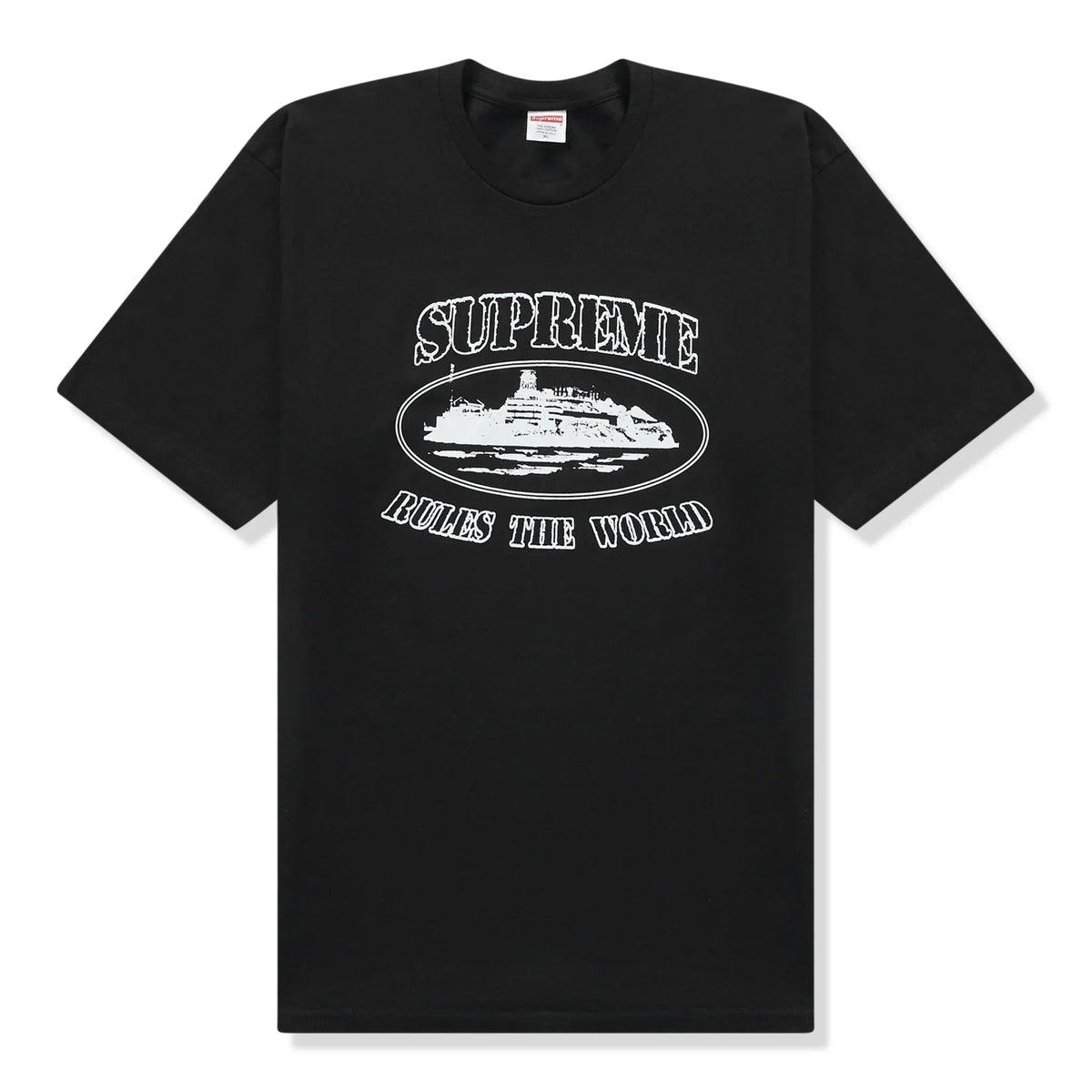 Supreme x Corteiz Rules The World T Shirt - Black