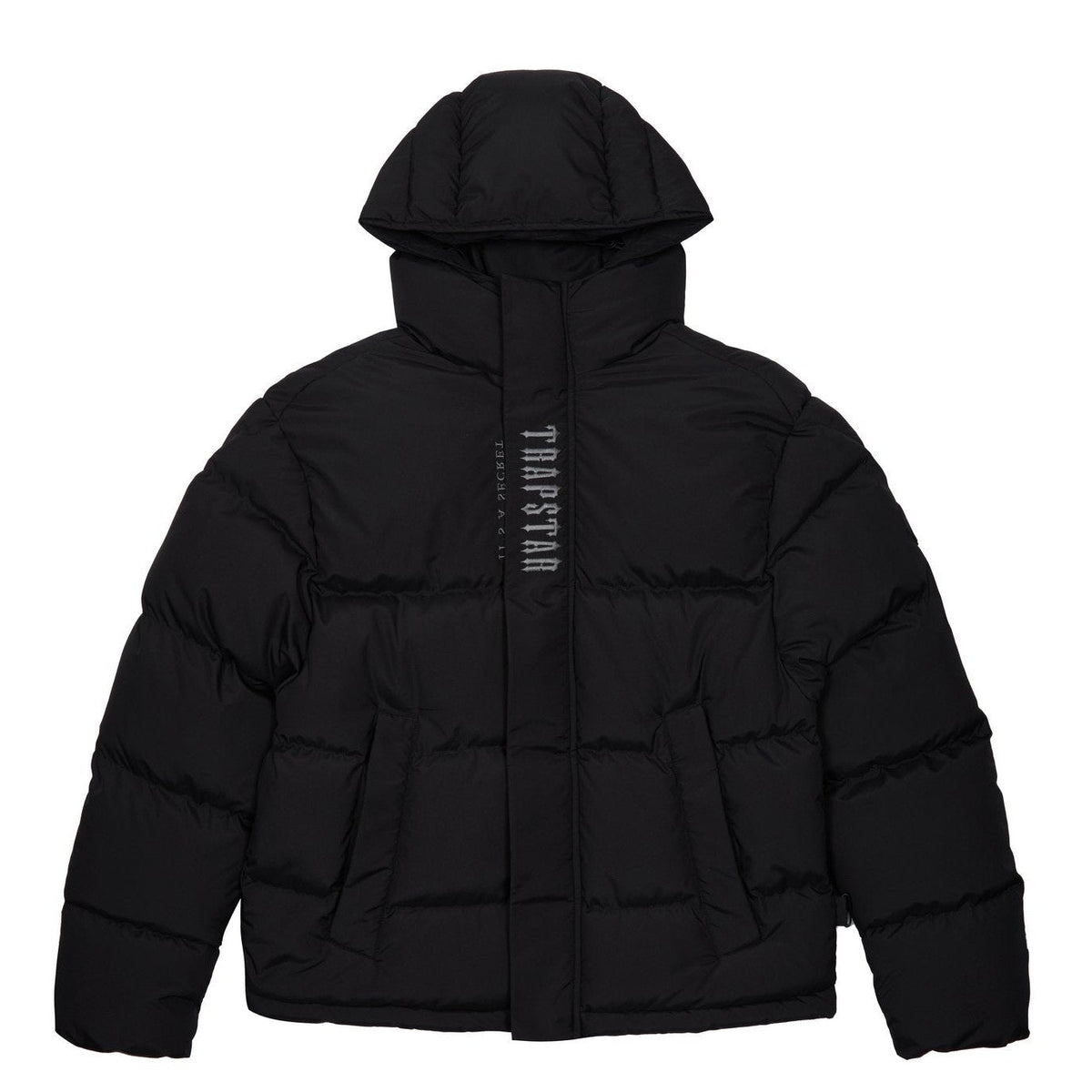 Trapstar Decoded Hooded Puffer Jacket 2.0 - Black