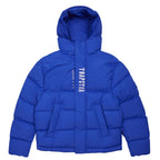 Trapstar Decoded Hooded Puffer Jacket 2.0 - Dazzling Blue