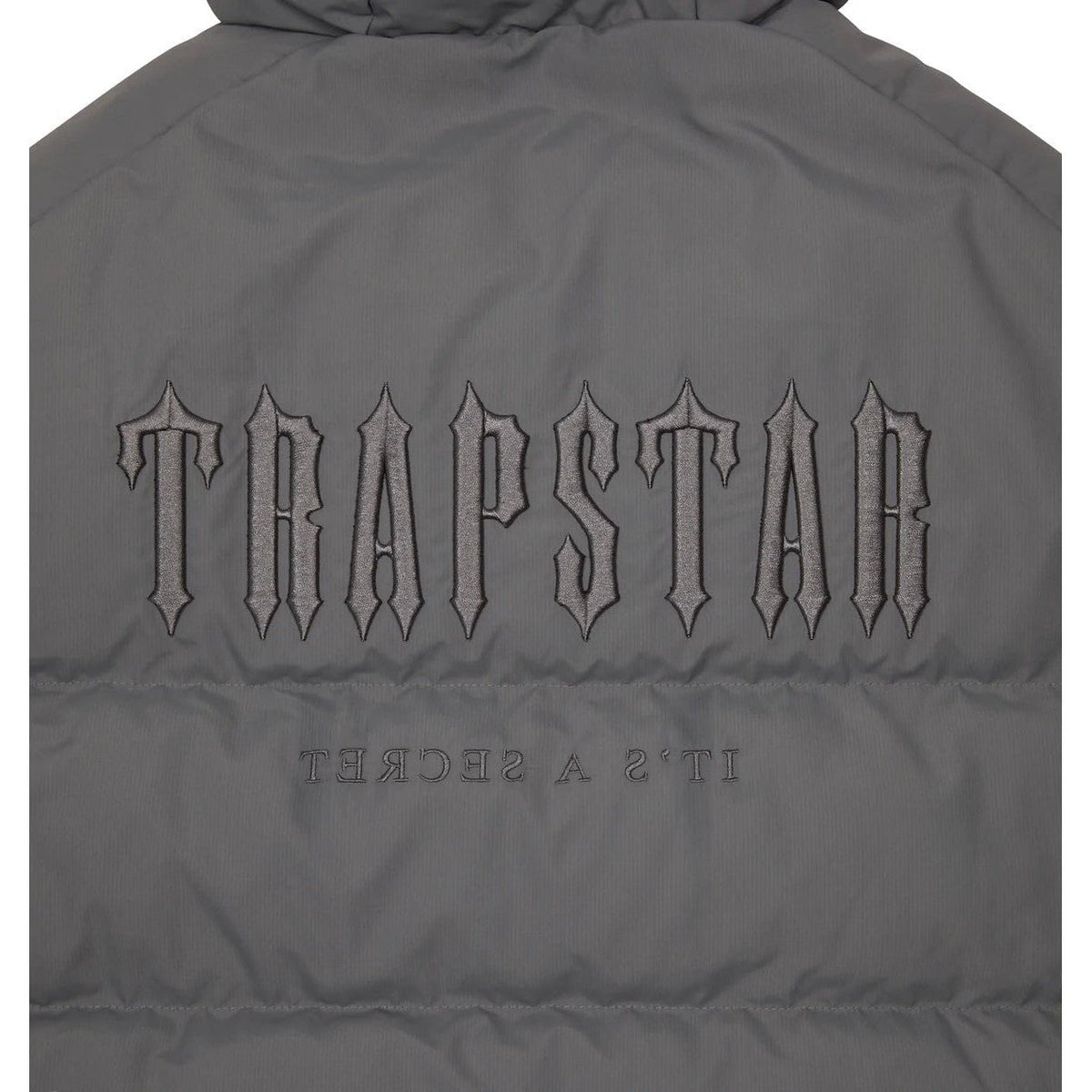 Trapstar Decoded Hooded Puffer Jacket 2.0 - Grey